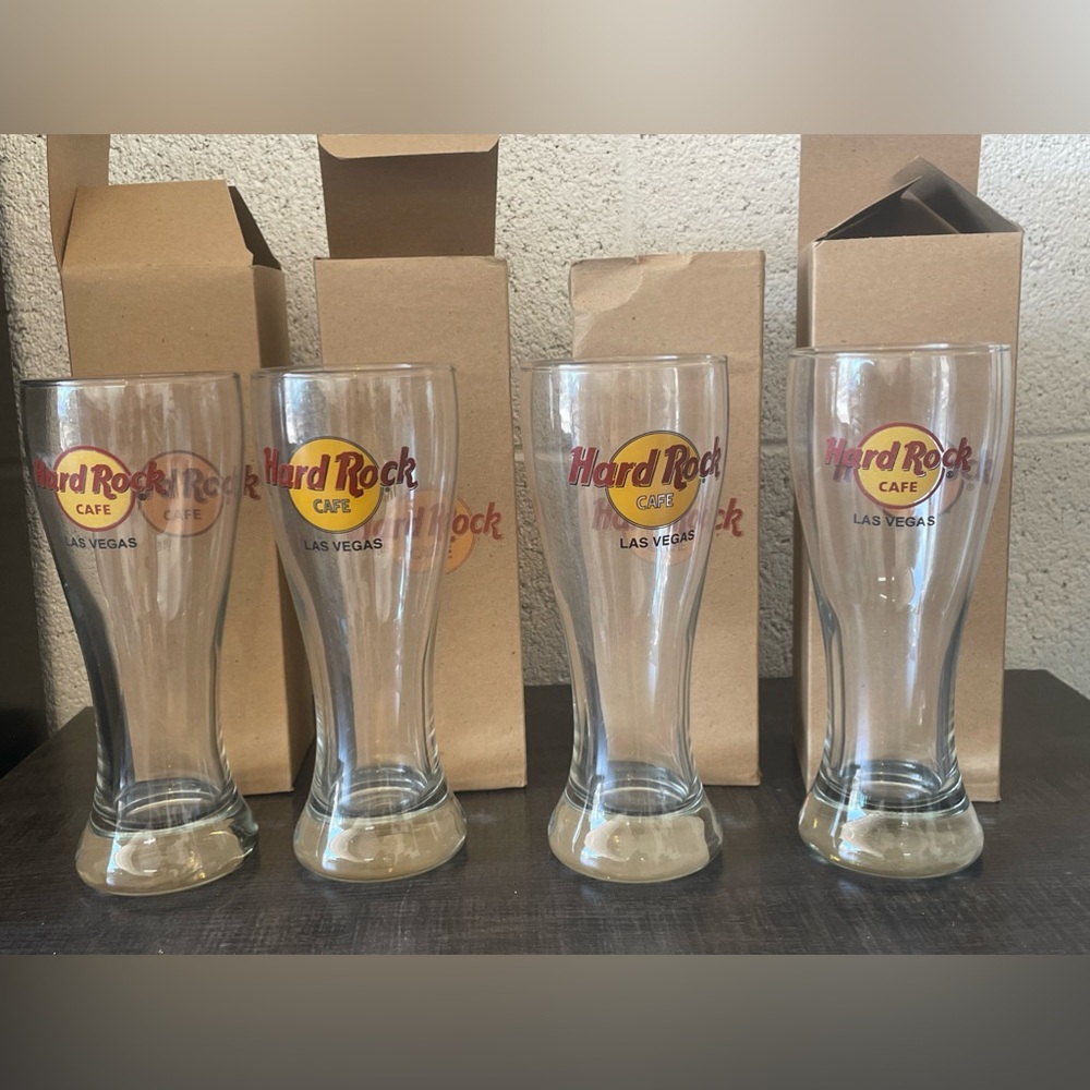 Hard rock Pilsner glasses
